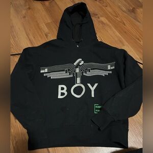 BOY London Black Graphic Hoodie